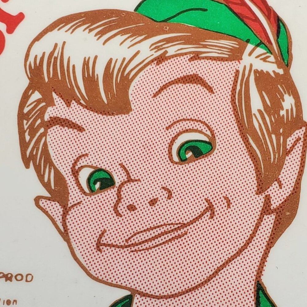 Vintage Walt Disney Productions Peter Pan Large Round Button - Picture 2 of 9